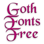 Logo of Goth Fonts android Application 